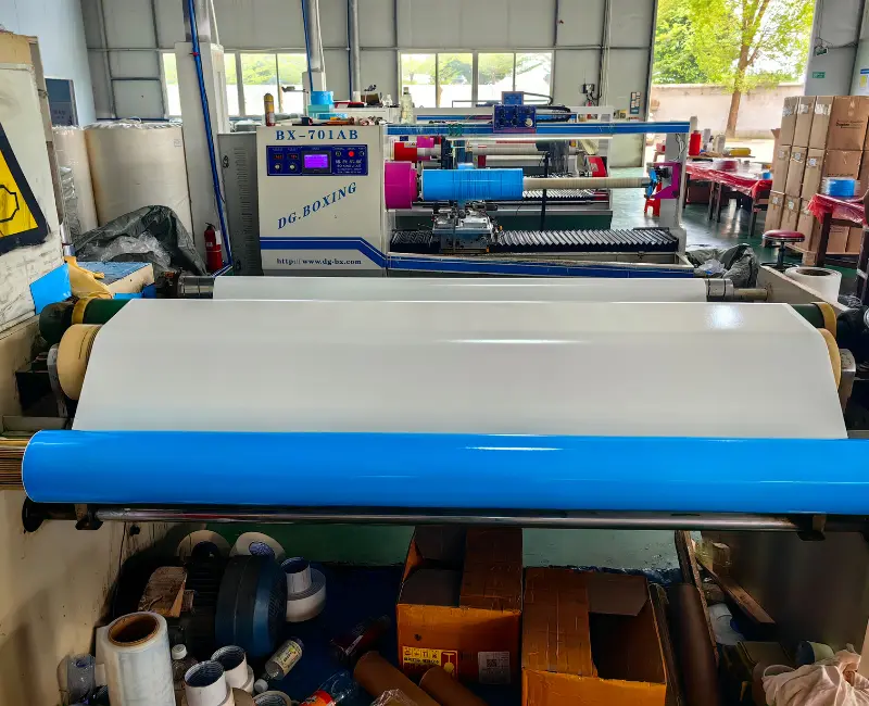 BROADYA Acrylic Pe Eva Foam Pet Pvc Flame Retardant Tape Rewinding Line Overview