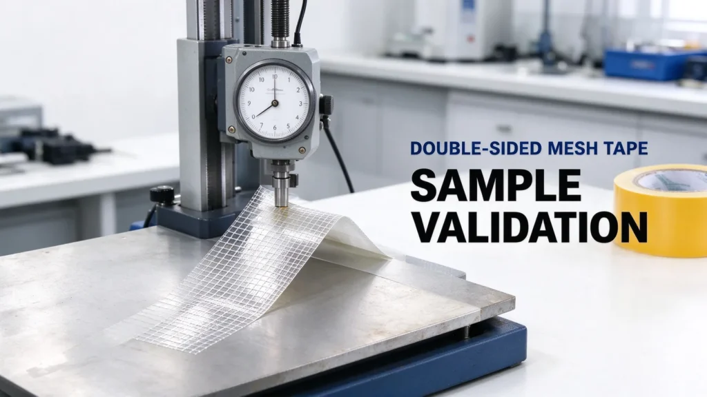 How to Validate a Double-Sided Mesh Tape Sample Before Ordering
