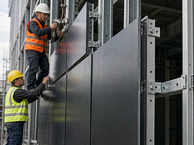 Double sided PE foam tape mounting curtain wall panels