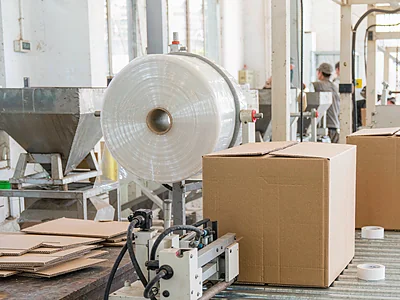 Double sided OPP tape sealing packaging boxes