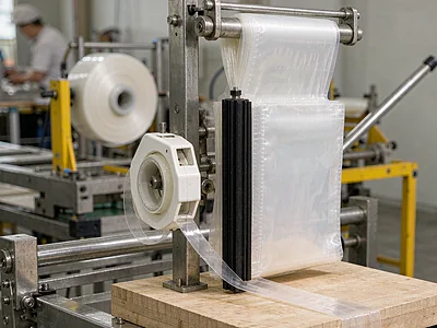 Double sided OPP tape sealing plastic bags