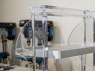 Double sided PVC tape assembling display racks