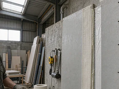 Double sided filament tape for construction reinforcement