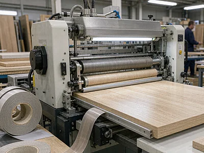Double sided tissue tape bonding furniture panels
