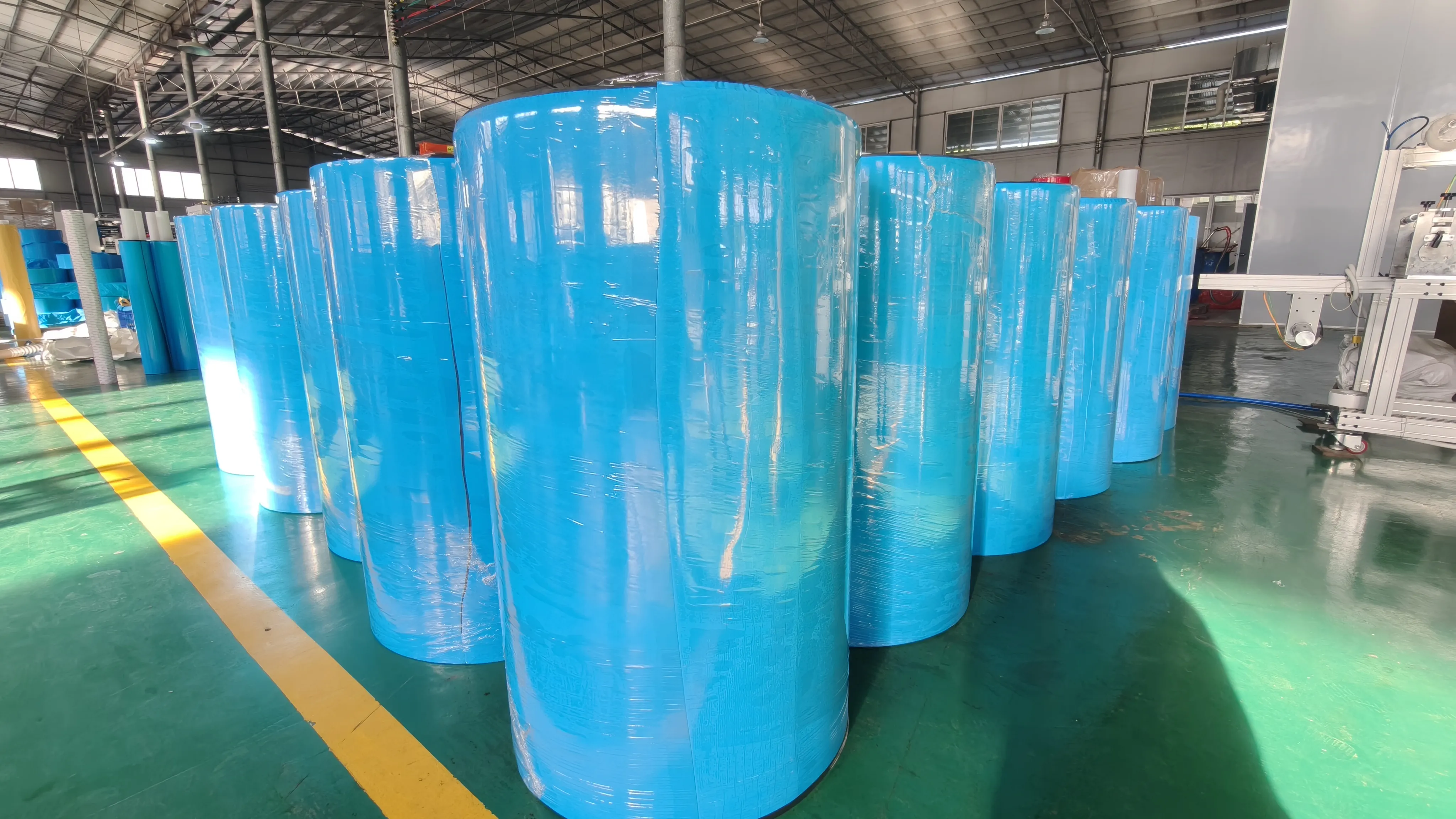 Double Sided Tissue Tape jumbo master roll ready for slitting